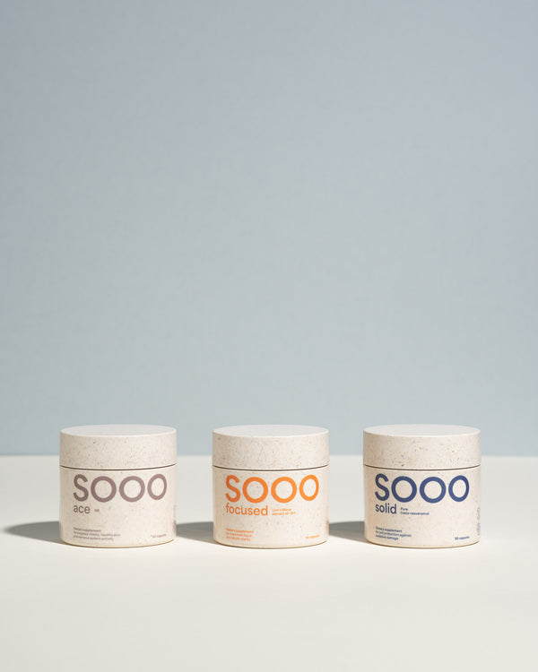 Sooo.me™ Anti-aging bundle: ace + solid + focused