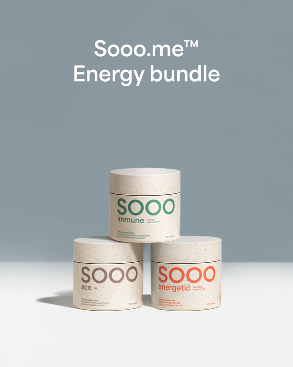 Sooo.me™ Energy booster bundle: energetic + ace + immune