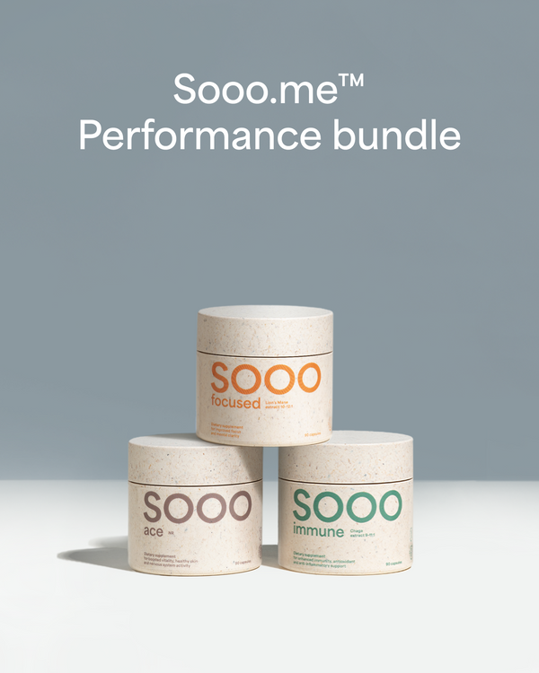 Sooo.me™ Performance bundle: focused + immune + ace