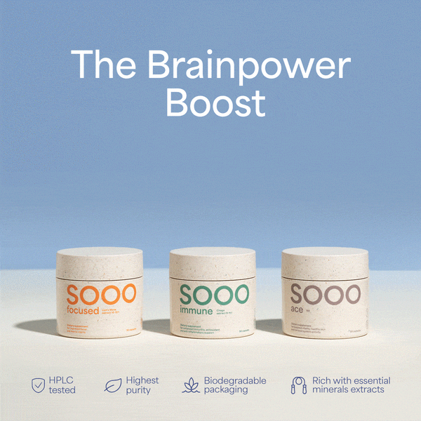 Sooo.me™ Performance bundle: focused + immune + ace