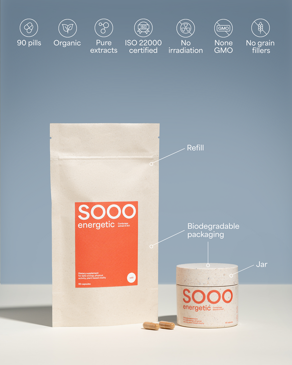 SOOO energetic: Cordyceps extract 6-8:1