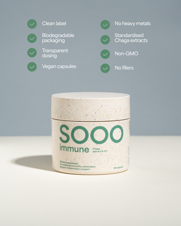 Sooo.me™ Performance bundle featuring focused, immune, and ace supplements in colorful packaging with vibrant labels.