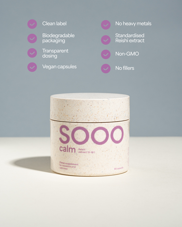 SOOO calm: Reishi extract 15-18:1